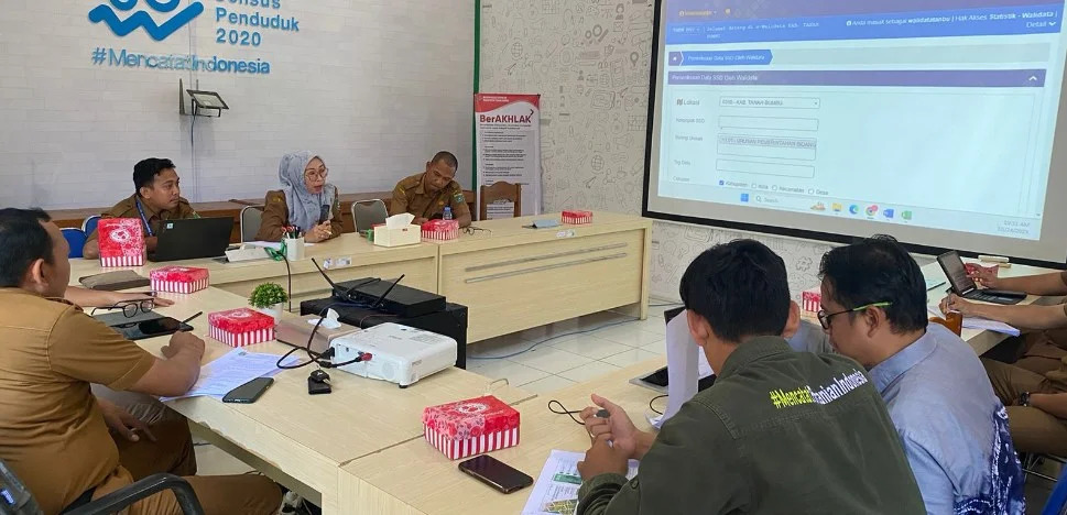 Dinas Kominfo SP Gelar Rakoor Verifikasi dan Validasi Satu Data Tanah Bumbu