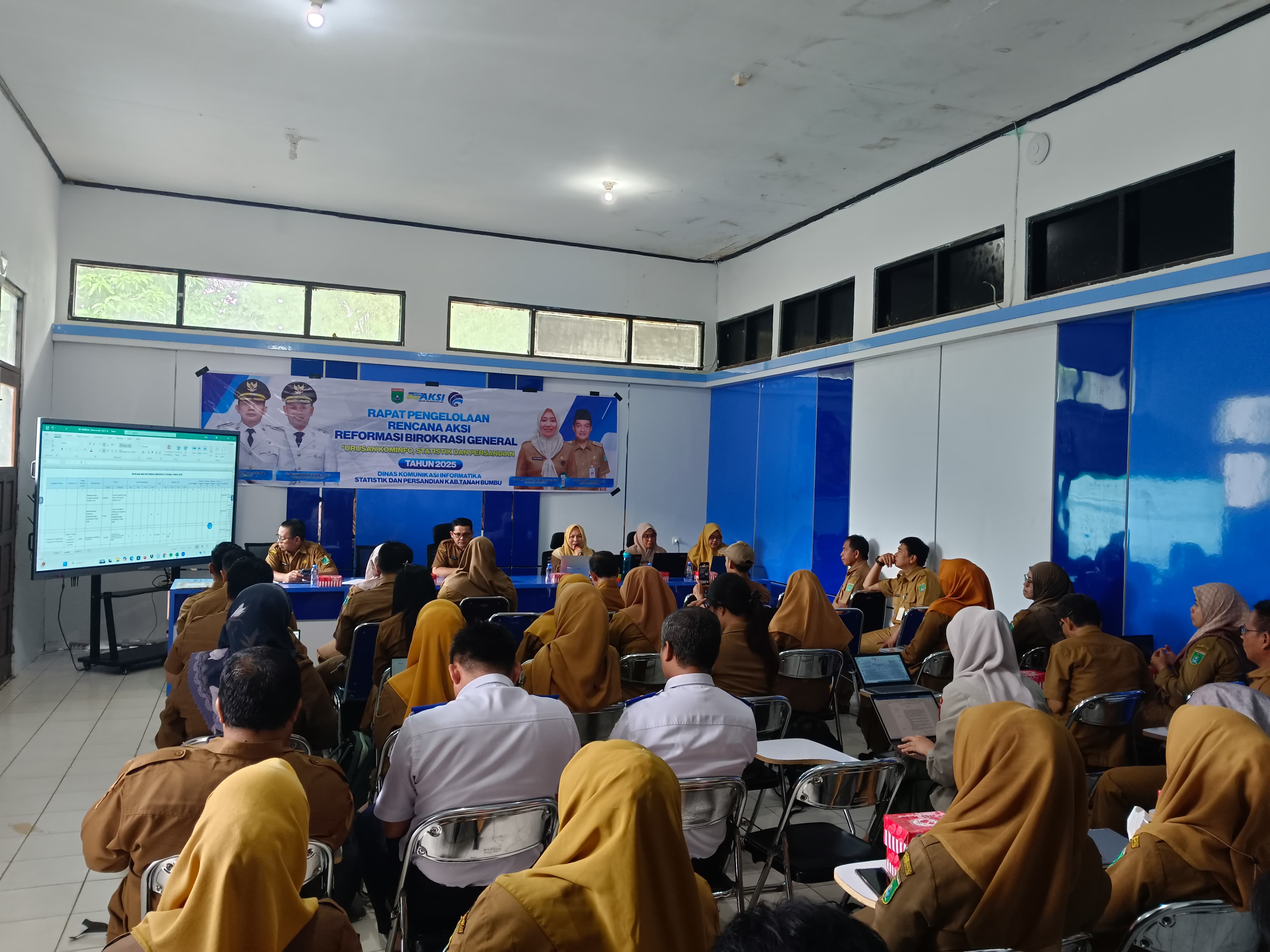 Diskominfosp Tanah Bumbu Dorong Sinergitas SKPD dalam Rencana Aksi Reformasi Birokrasi General